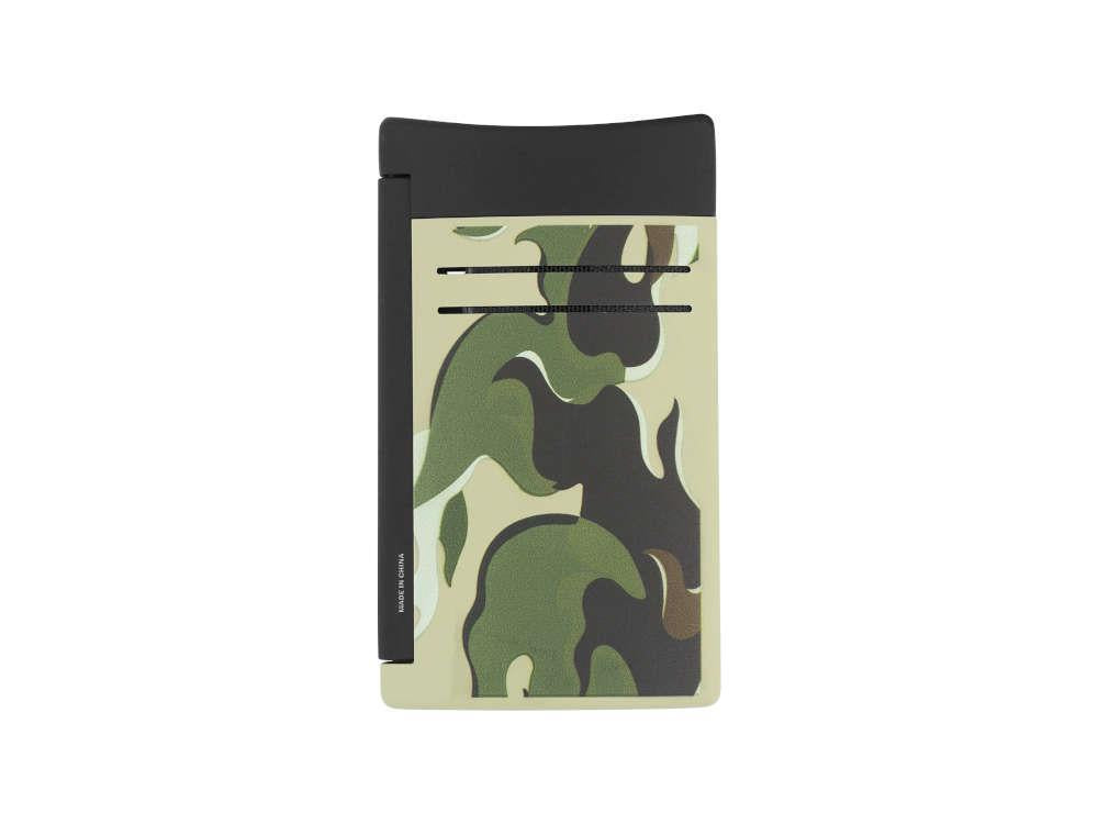 S.T. Dupont Camo Maxijet Lighter, Metal, PVD, Green, Limited Edition, 020150