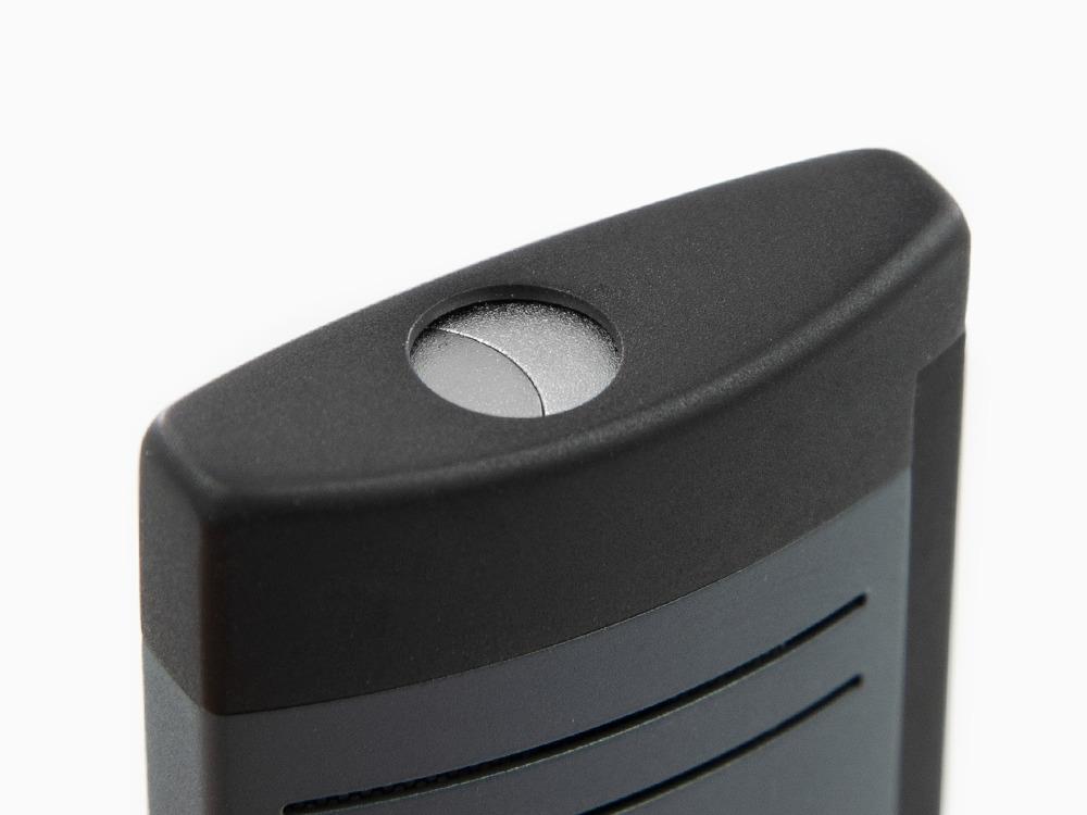 S.T. Dupont Maxijet Velvet Animation Graphite Lighter, Lacquer, Grey, 020166