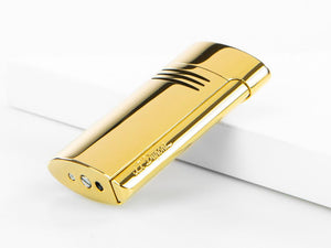 S.T. Dupont Megajet Golden Lighter, Metal, Gold plated, Golden, 020816