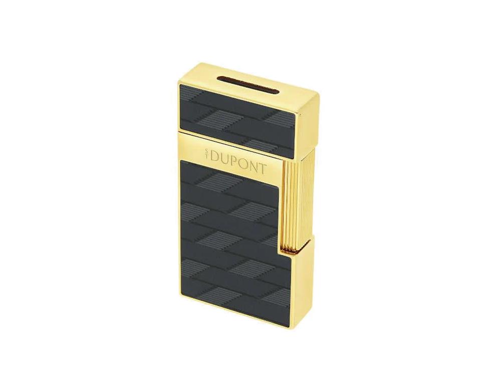 S.T. Dupont Biggy Monogram 1872 Lighter, Black, Limited Edition, 025079