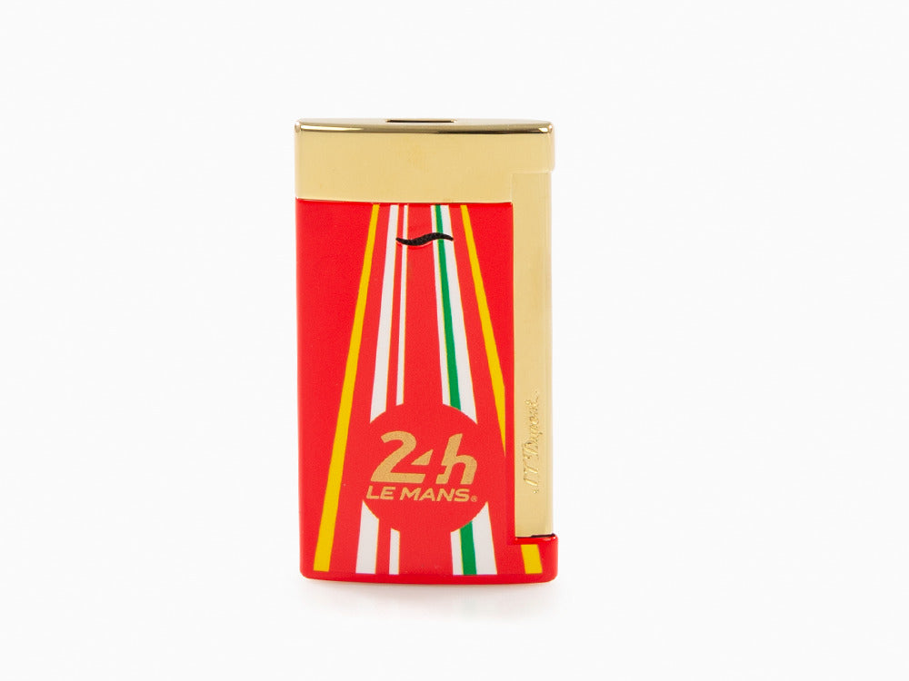 S.T. Dupont 24H Du Mans Slim7 Lighter, Palladium, Red, 027790