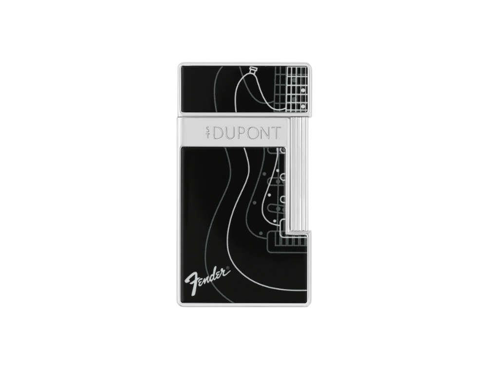 S.T. Dupont Slimmy Behike Lighter, Brass, Black, Limited Edition, 028025