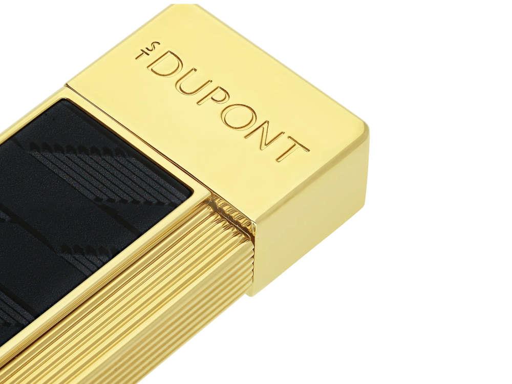 S.T. Dupont Twiggy Monogram 1872 Lighter, Black, Limited Edition, 030079