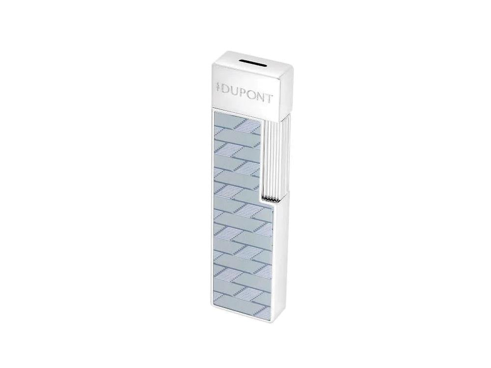 S.T. Dupont Twiggy Monogram 1872 Lighter, Silver, Limited Edition, 030080