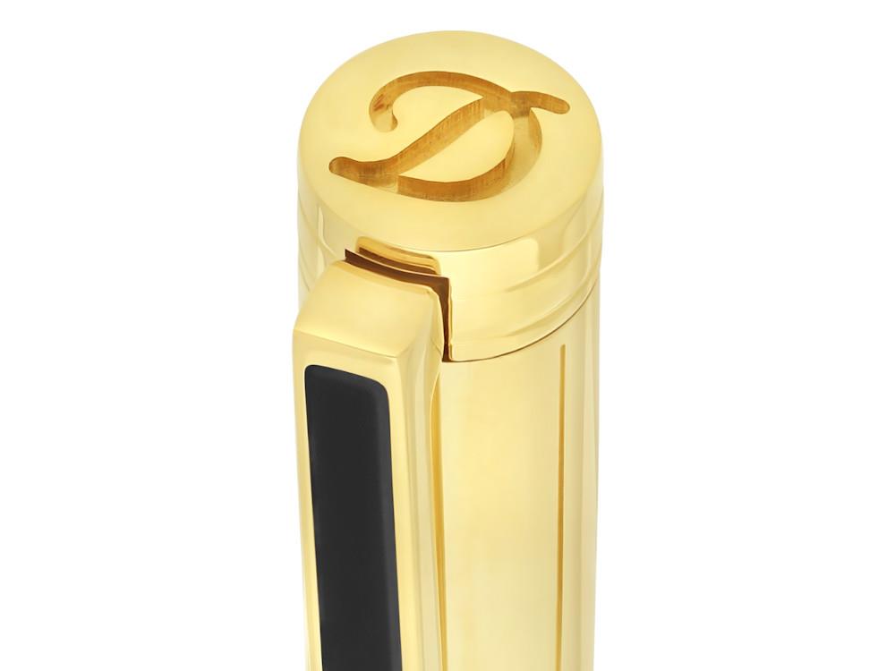 S.T. Dupont Classique Ballpoint pen, Brass, Black, 045076N