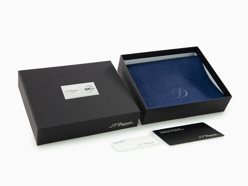 S.T. Dupont 24H Du Mans Credit card holder, Leather, White, 6 Cards, 161511