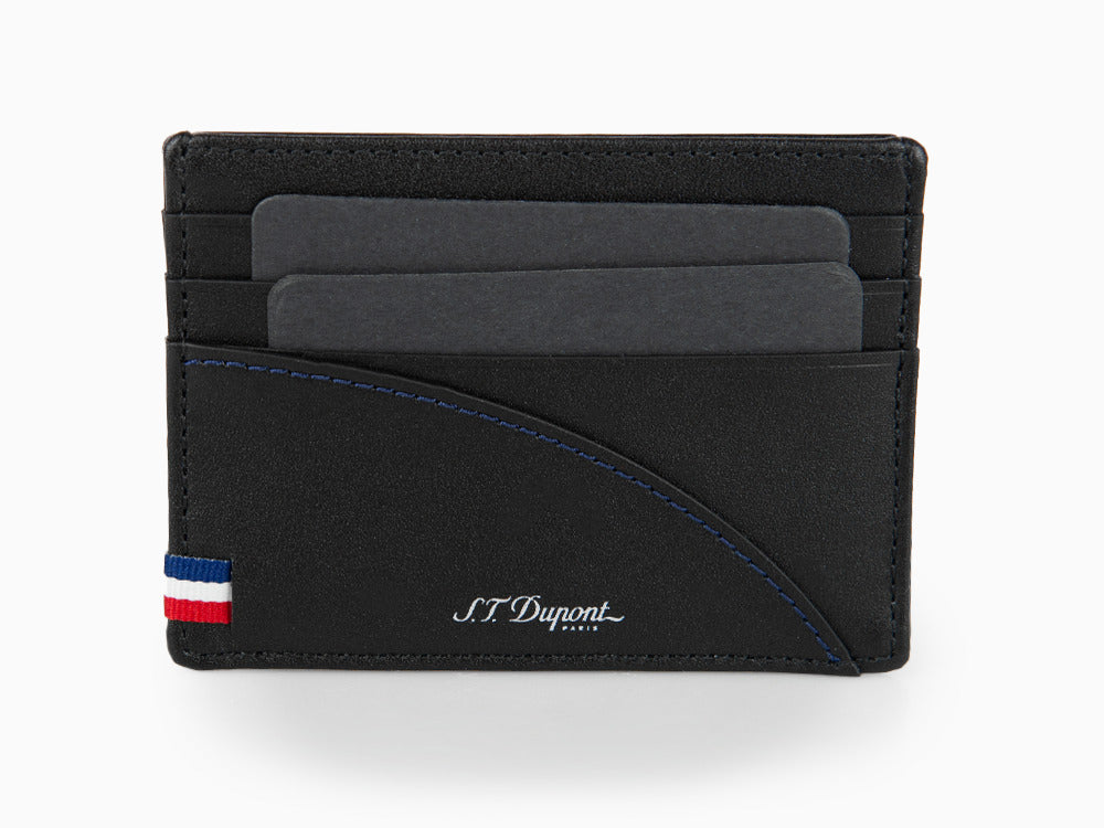 S.T. Dupont Défi Millennium Credit card holder, Leather, Black, 6 Cards, 172004