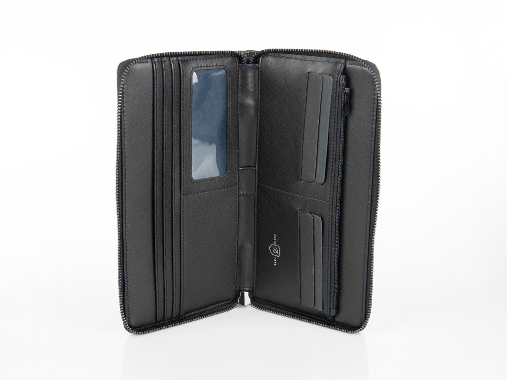 S.T. Dupont Défi Millennium 'Travel Companion' Men's bag, Leather, Black, 172006