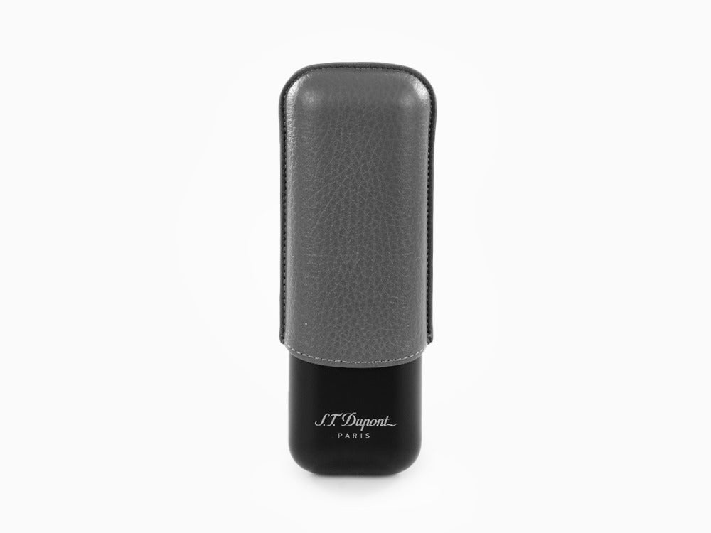 S.T. Dupont Velvet Animation Graphite Double Case, Leather, Grey, 183163