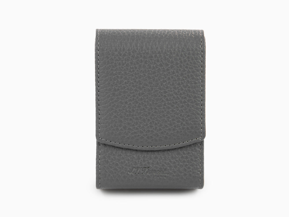 S.T. Dupont Velvet Animation Graphite Case, Leather, Grey, 183463