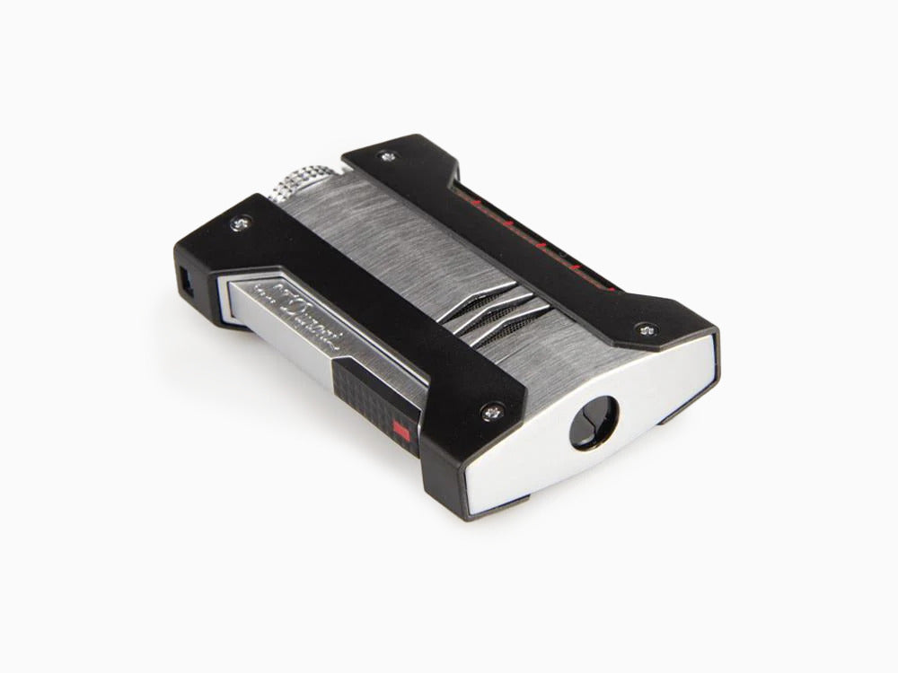 S.T. Dupont Defi Extreme Lighter, Brushed Metal, Torch Flame, 21403