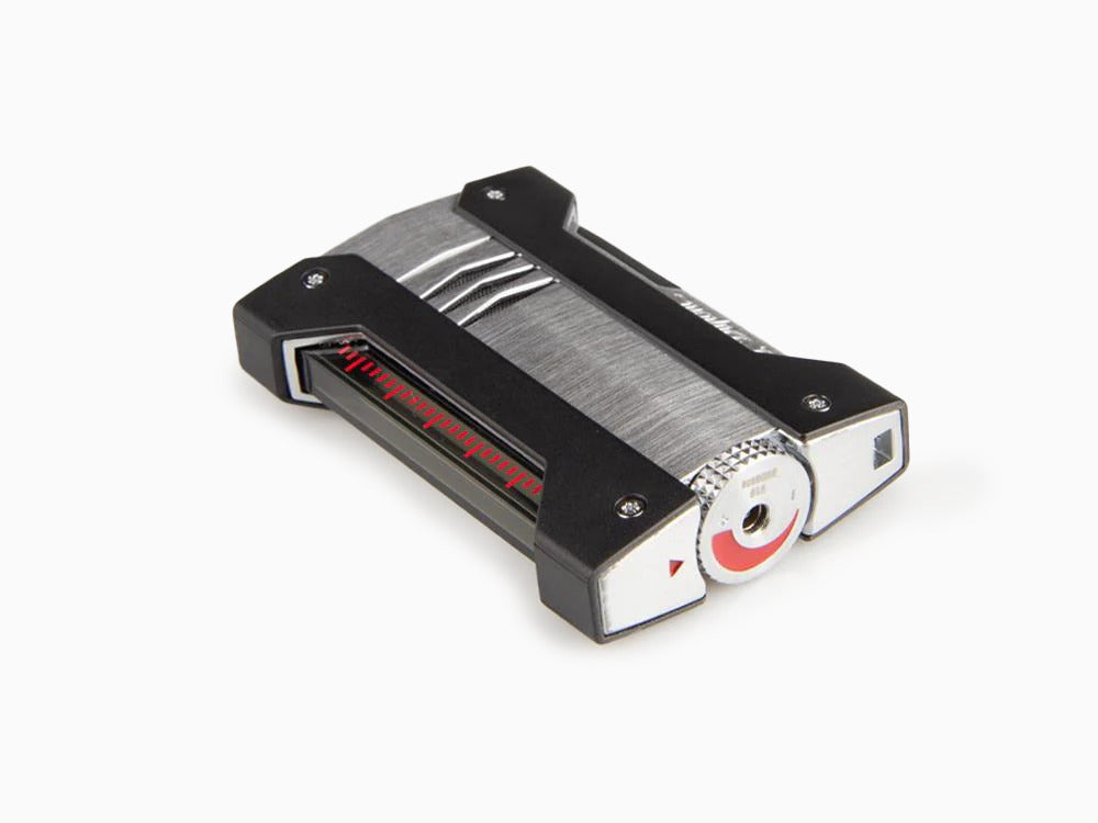 S.T. Dupont Defi Extreme Lighter, Brushed Metal, Torch Flame, 21403
