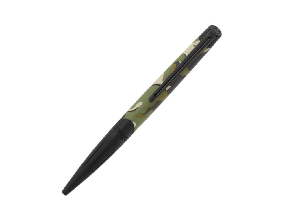 S.T. Dupont Defi Camo Ballpoint pen, Brass, PVD, Green, Limited Edition, 405050
