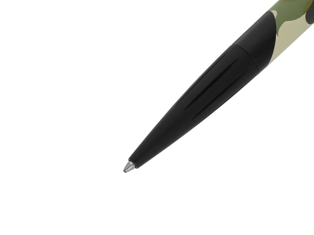 S.T. Dupont Defi Camo Ballpoint pen, Brass, PVD, Green, Limited Edition, 405050