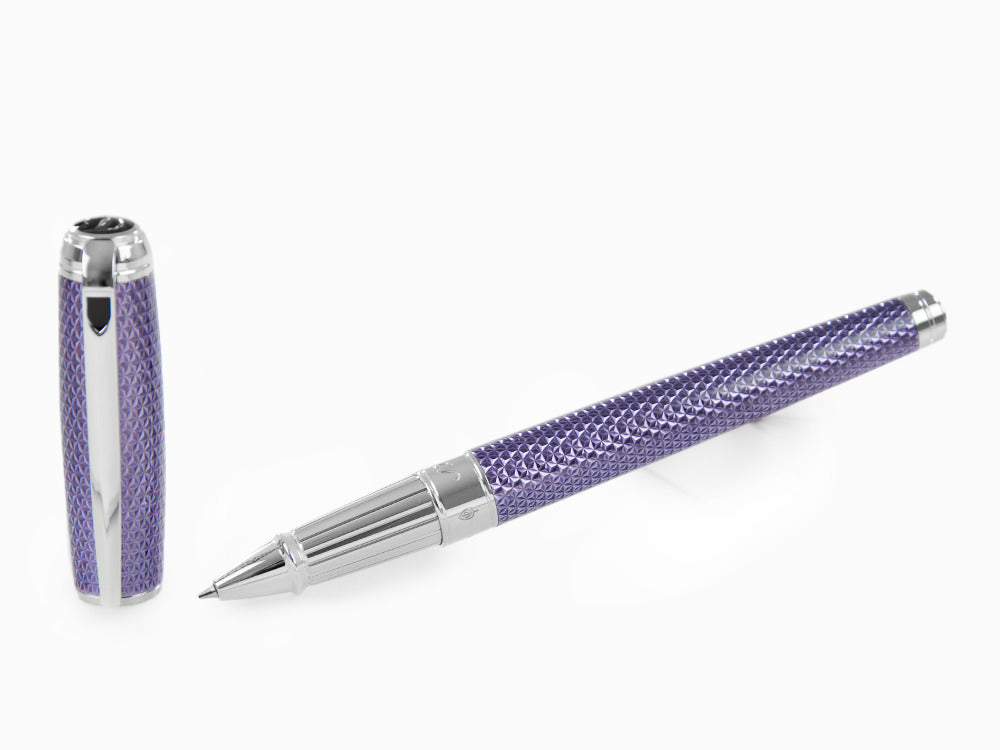 S.T. Dupont Line D Velvet Animation Rollerball pen, Lacquer, Lilac, 412000L