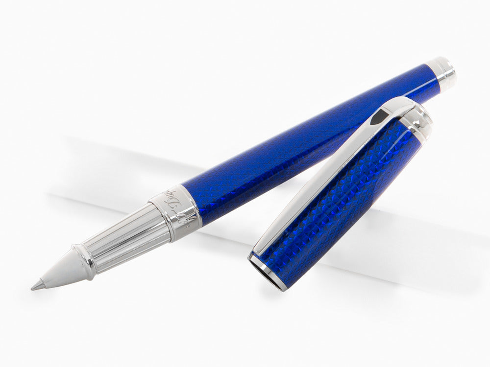 S.T. Dupont Line D Velvet Animation Ocean Blue Rollerball pen, Lacquer, 412001L