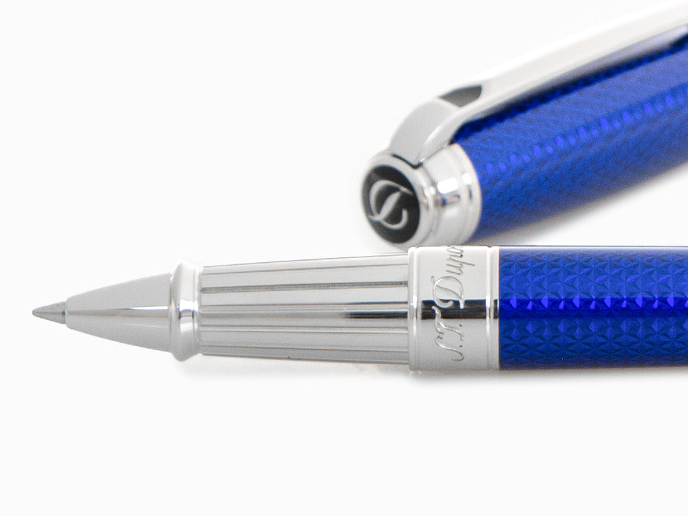 S.T. Dupont Line D Velvet Animation Ocean Blue Rollerball pen, Lacquer, 412001L