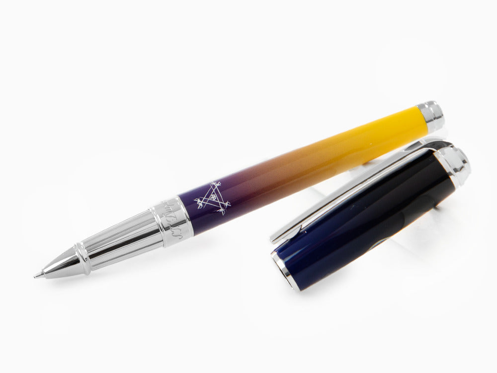 S.T. Dupont Line D Montecristo La Nuit Rollerball pen, Palladium trim, 412135L