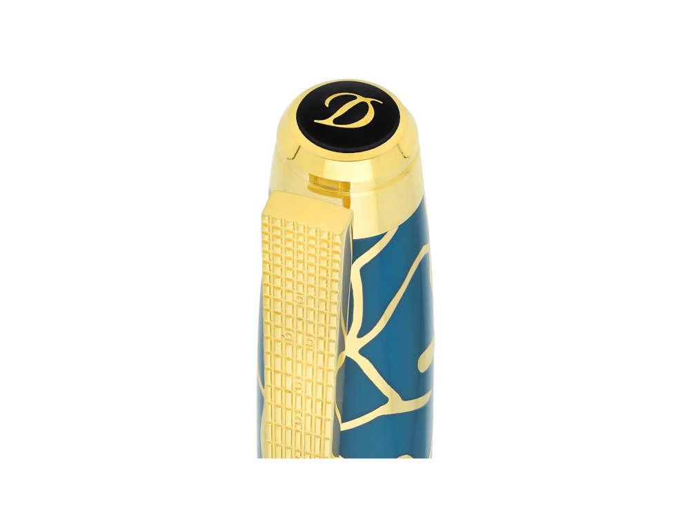 S.T. Dupont Fender Line D Eternity Rollerball, Blue, Limited Edition, 422176L
