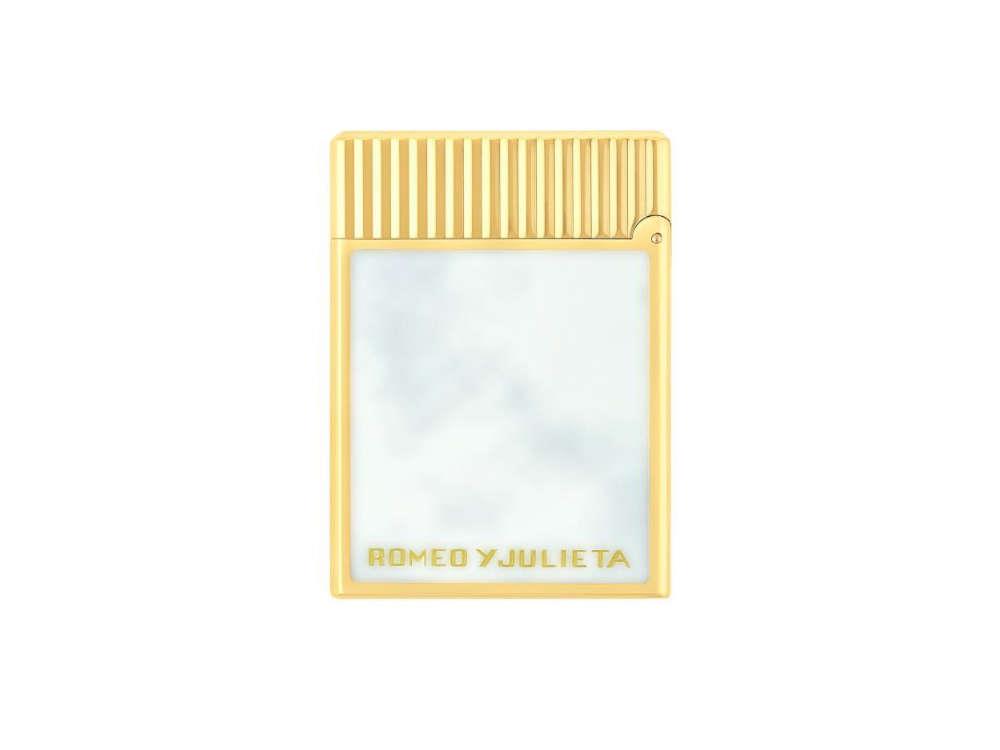 S.T. Dupont Ligne 1 Romeo y Julieta Lighter, Brass, Gold plated, C14050CL