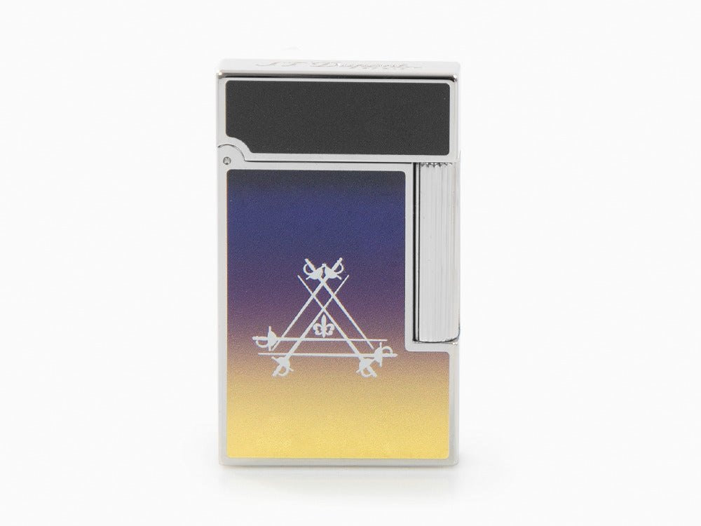 S.T. Dupont Ligne 2 Montecristo La Nuit Lighter, Palladium trim, C16035