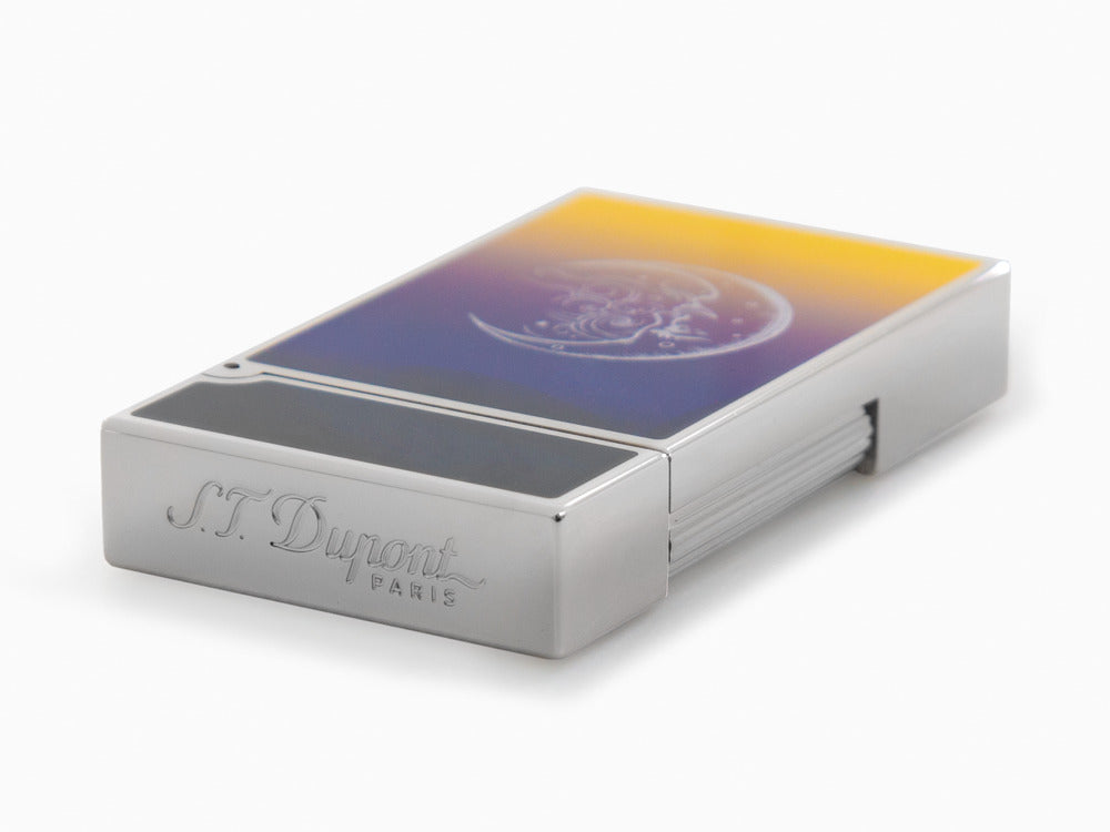 S.T. Dupont Ligne 2 Montecristo La Nuit Lighter, Palladium trim, C16035