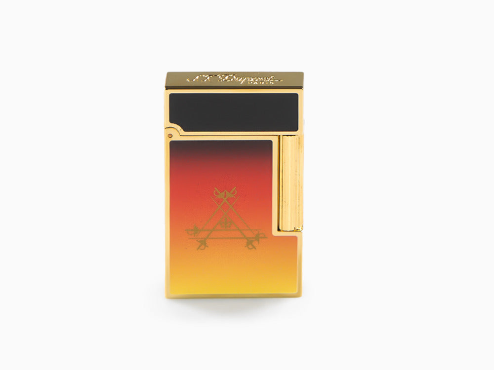 S.T. Dupont Ligne 2 Cling Montecristo, Le Crépuscule Lighter, Orange, C16036