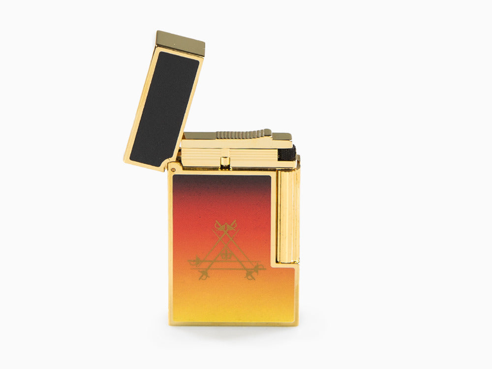 S.T. Dupont Ligne 2 Cling Montecristo, Le Crépuscule Lighter, Orange, C16036