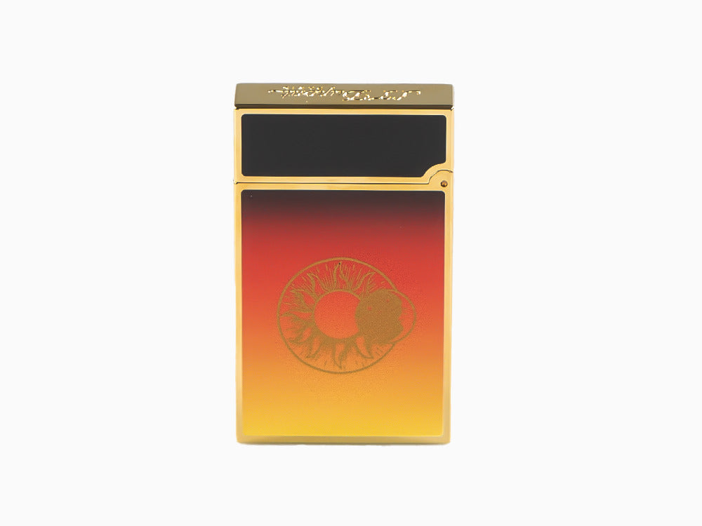 S.T. Dupont Ligne 2 Cling Montecristo, Le Crépuscule Lighter, Orange, C16036