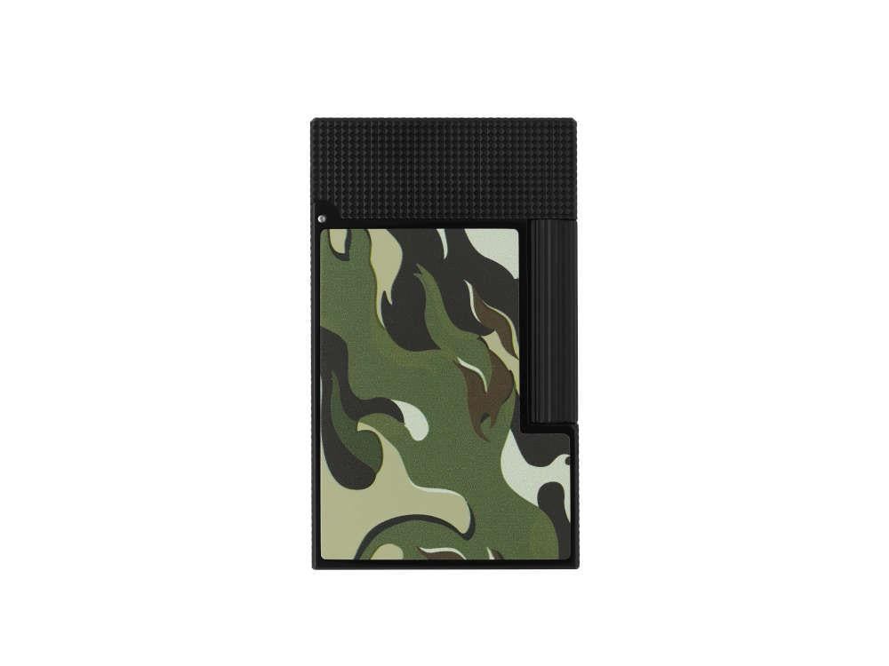 S.T. Dupont Ligne 2 Camo Lighter, Metal, Green, Limited Edition, C16050