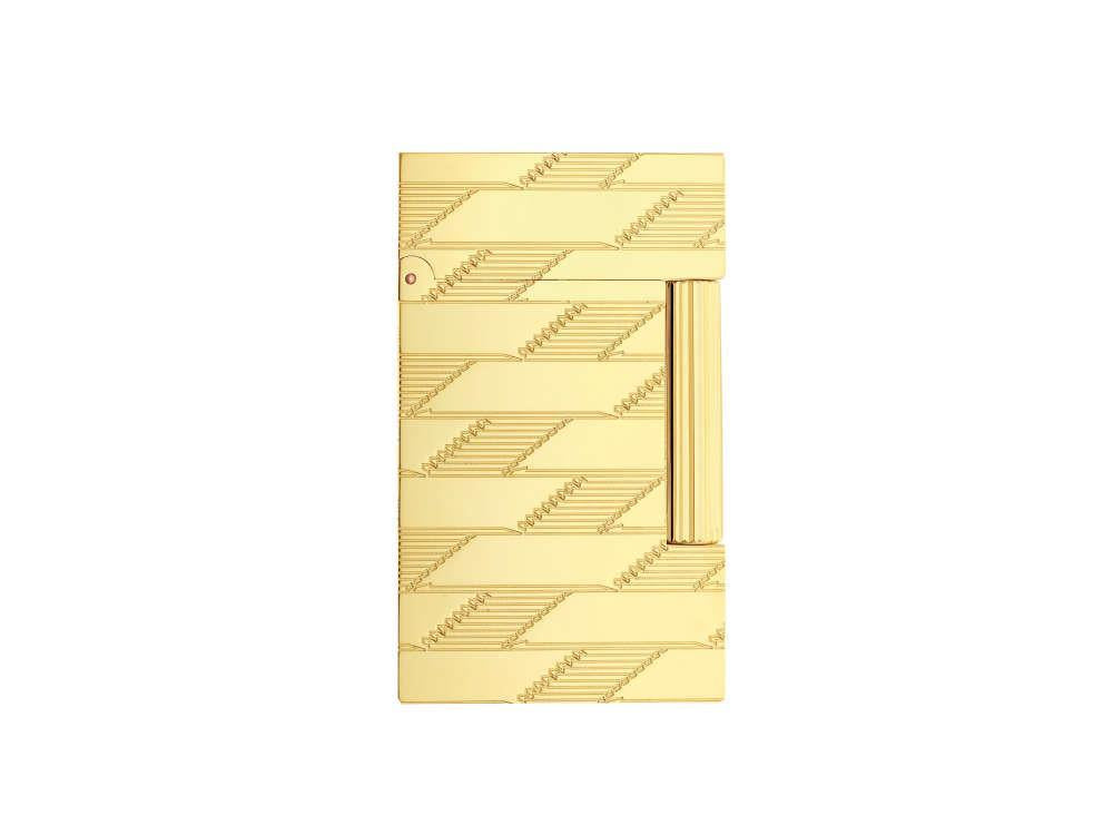 S.T. Dupont Ligne 2 Monogram 1872 Lighter, Golden, Limited Edition, C16178