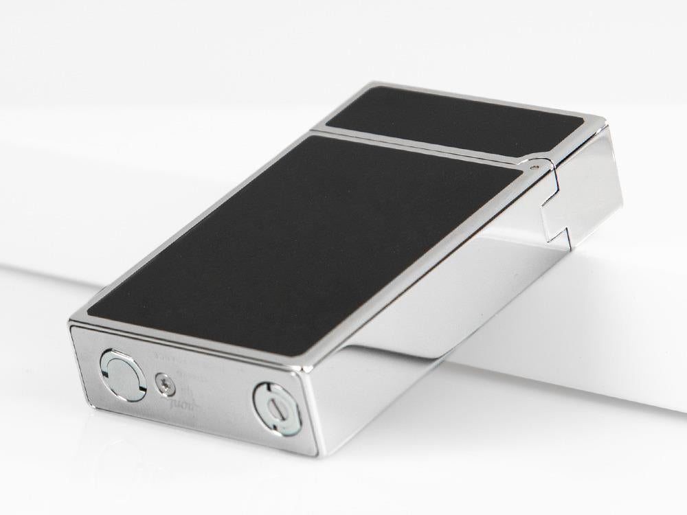 S.T. Dupont Ligne 2 Lighter New Le Grand, Palladium trim, Black, C23010