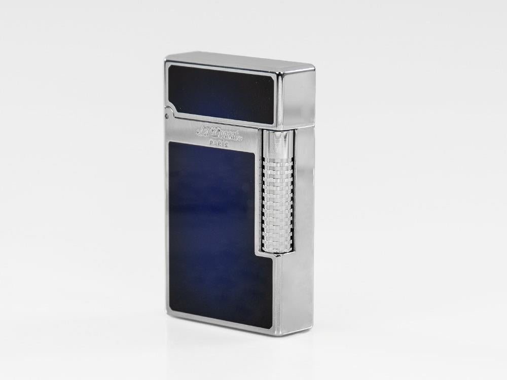 S.T. Dupont Ligne 2 Lighter New Le Grand Sunburst, Palladium, Blue, C23013