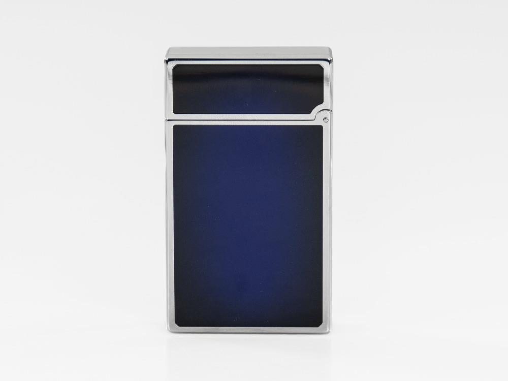 S.T. Dupont Ligne 2 Lighter New Le Grand Sunburst, Palladium, Blue, C23013