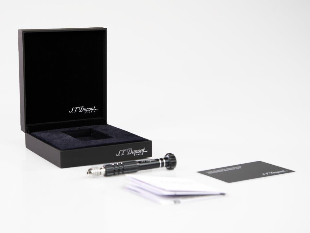 S.T. Dupont Ligne 2 Lighter New Le Grand Sunburst, Palladium, Blue, C23013