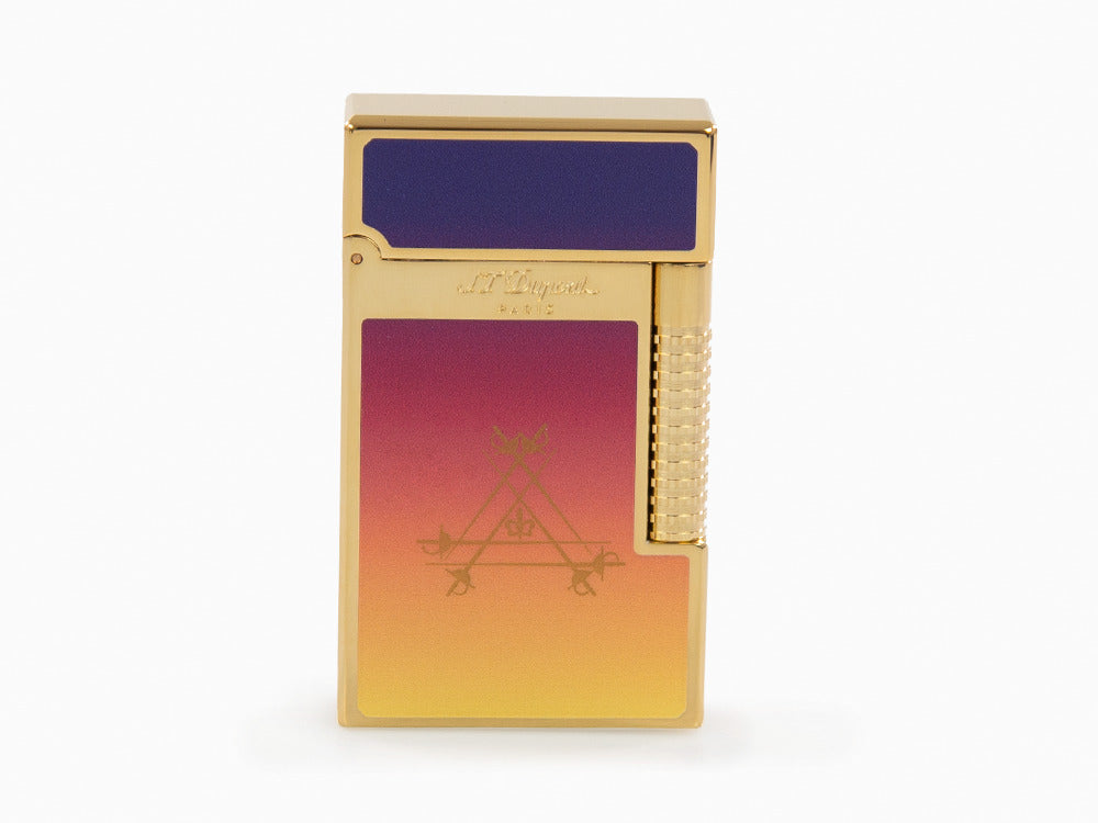 S.T. Dupont Ligne 2 Grand Montecristo L'Aurore Lighter, Gold plated, C23034