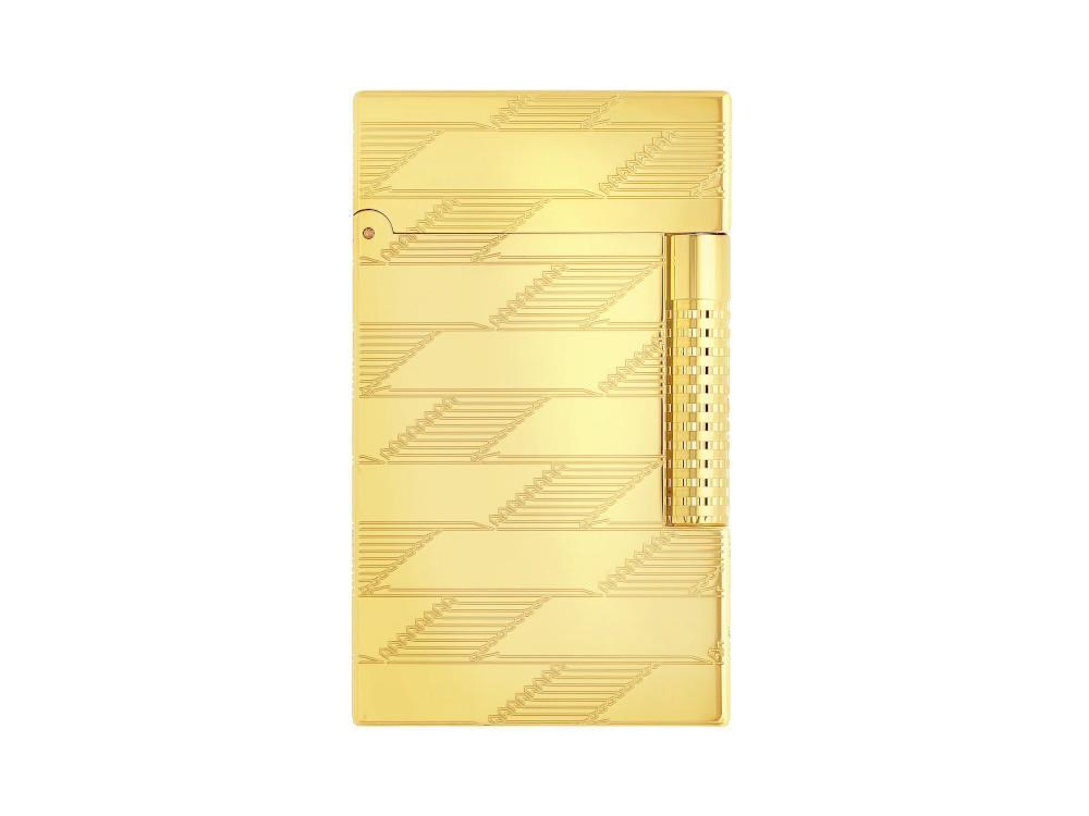 S.T. Dupont Le Grand Monogram 1872 Lighter, Golden, Limited Edition, C23178