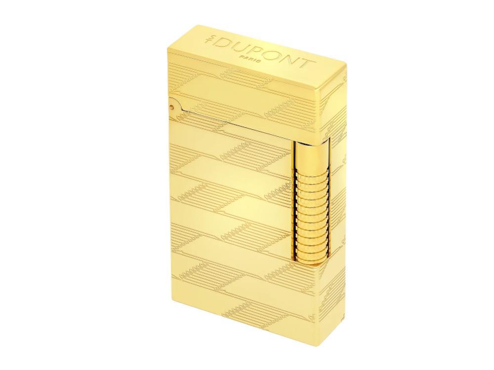 S.T. Dupont Le Grand Monogram 1872 Lighter, Golden, Limited Edition, C23178