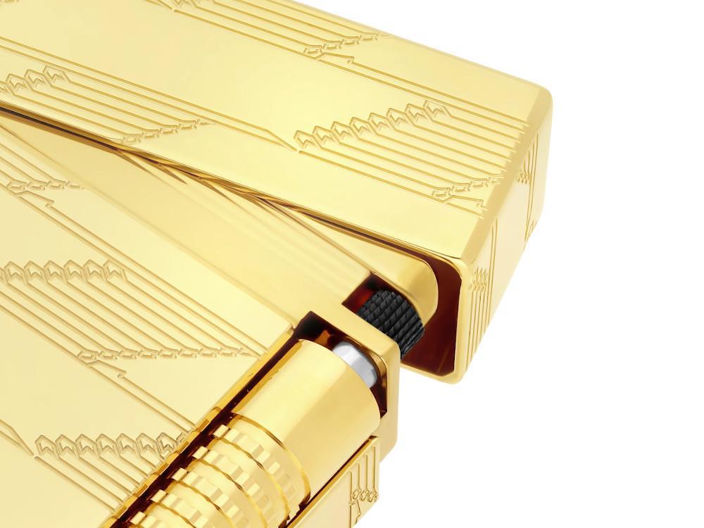 S.T. Dupont Le Grand Monogram 1872 Lighter, Golden, Limited Edition, C23178
