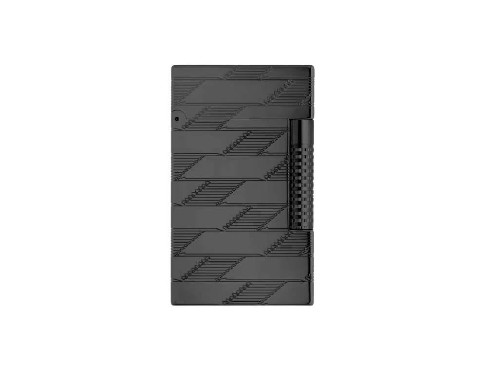 S.T. Dupont Monogram 1872 Le Grand Cling Lighter, Black, Limited Edition, C23179