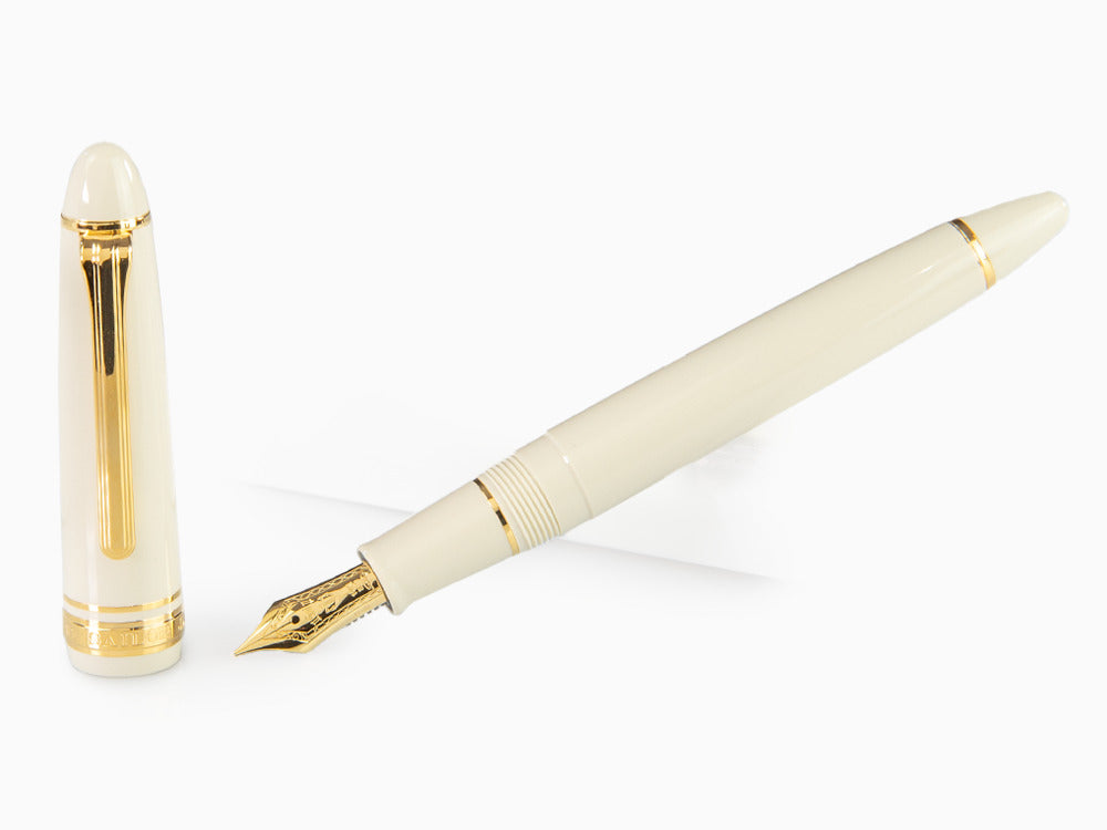 Sailor 1911 Standard Series Fountain Pen, Ivory, Gold Trim, 11-1219-417