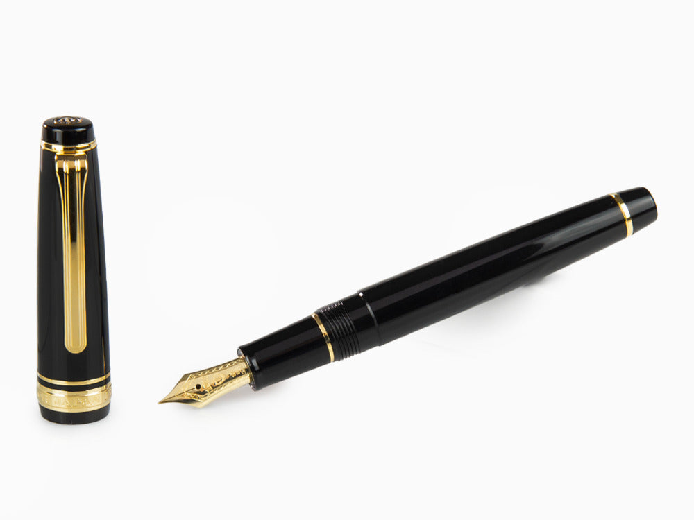 Sailor Professional Gear Slim Gold Fountain Pen, Black, 11-1221-420