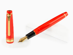 Sailor Professional Gear Slim Gold Fountain Pen, Red, 11-1221-430
