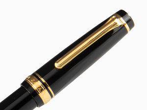 Sailor Professional Gear Gold 24k Fountain Pen, Black, 11-2036-420