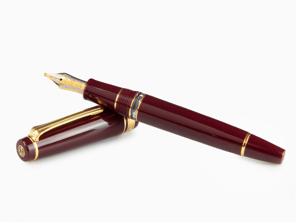 Sailor Professional Gear Realo Fountain Pen, Maroon, Gold, 11-3926-432