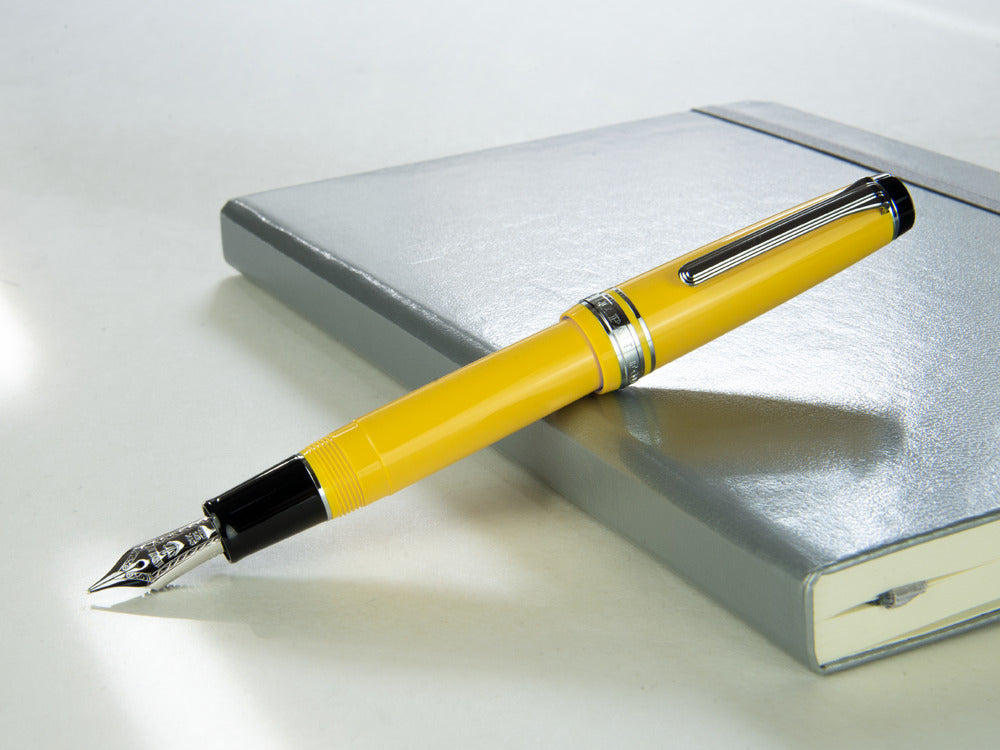 Sailor ProfessionalGear  Color Fountain Pen, Yellow, Chrome, 11-9280-470