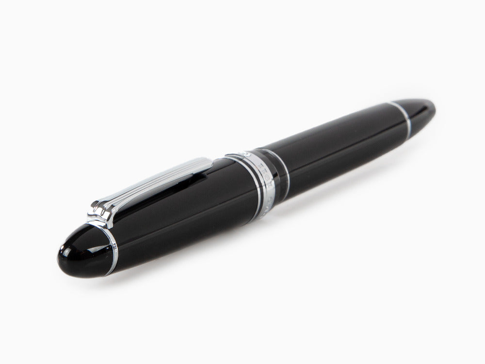 Sailor 1911 Series Realo Fountain Pen, Resin, Black, Chrome, 11-9379-420