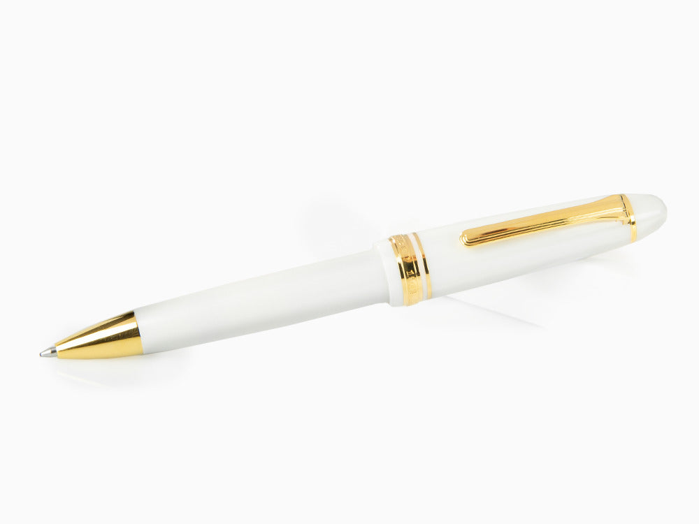 Sailor 1911 Large Series Ballpoint pen, White, Gold Trim, 16-1009-610