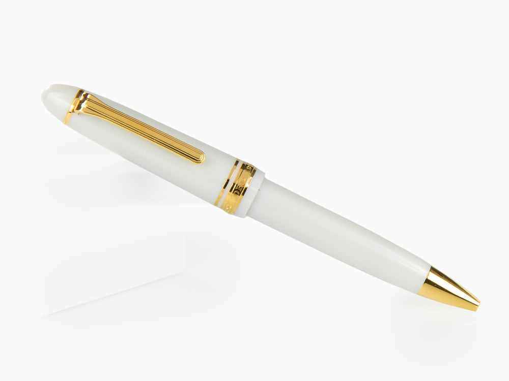 Sailor 1911 Large Series Ballpoint pen, White, Gold Trim, 16-1009-610
