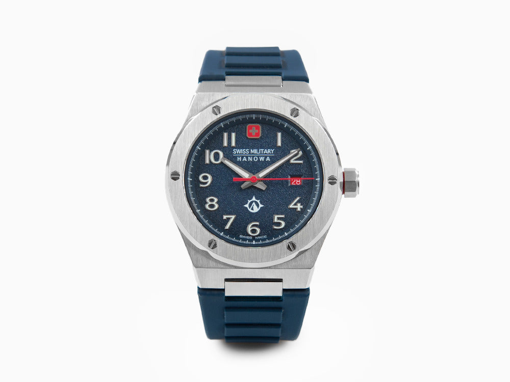 Swiss Military Hanowa Land Sonoran Quartz Watch, Blue, 44mm, SMWGN2101901